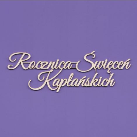 Tekturka Crafty Moly Napis G7 - Rocznica święceń kapłańskich